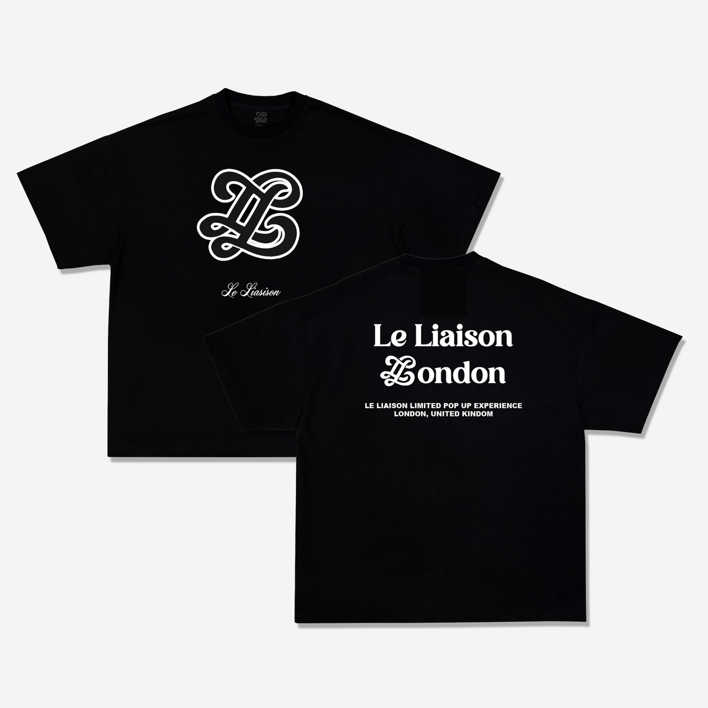 LE LIAISON LOGO EXCLUSIVE LONDON POP UP TEE