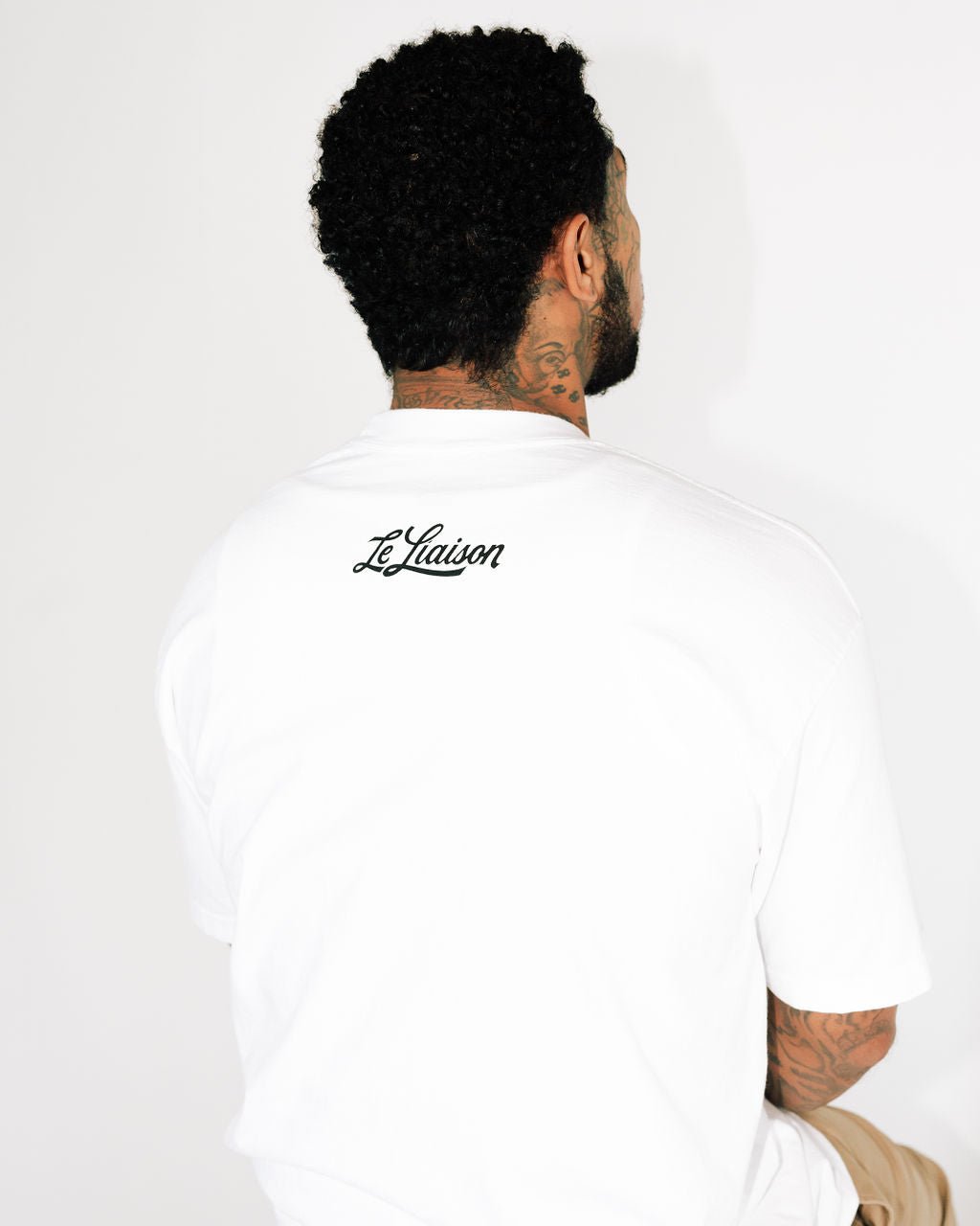 LE LIAISON AIRBRUSH TEE S/S WHITE