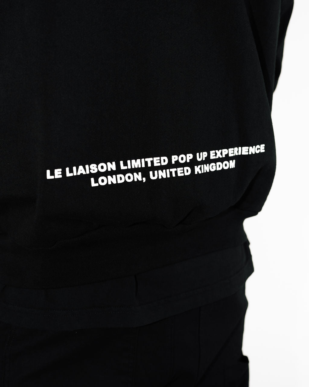 LE LIAISON EXCLUSIVE LONDON POP UP HOODIE