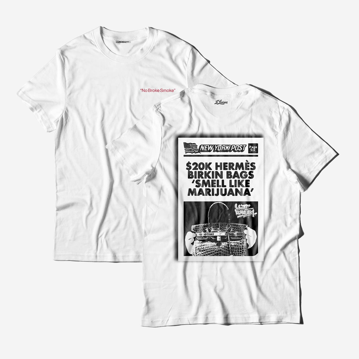 NO BROKE SMOKE TEE